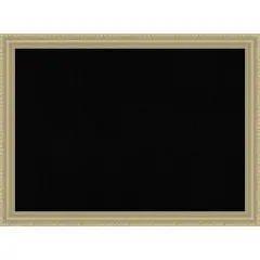 Champagne Teardrop Wood Framed Corkboard, Black Cork