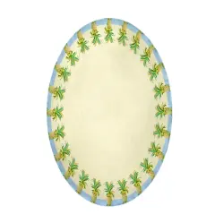 Betsy Drake Pineapples Table Cloth 58 Multicolor