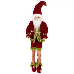 Northlight Elf Monarch Poseable Christmas Figure - 18" - Red and Green