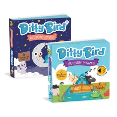 Ditty Bird Ditty Bird Bedtime and Nursery Rhyme Song Books - Set of 2