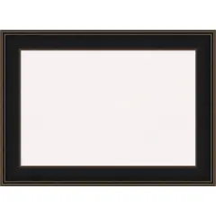 Mezzanine Espresso Wood Framed Corkboard, White Cork