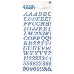 American Crafts Hello Little Boy Thickers Stickers 216/Pkg-Alpha