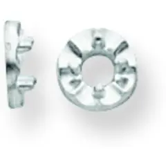 14K White Gold Round Top Setting (1.00 To 3.00Mm)