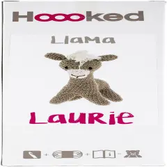Hoooked Amigurumi DIY Kit W/Eco Barbante Yarn-Llama Laurie