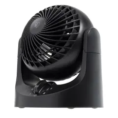 IRIS USA WOOZOO Fan, 3 Speed, 6 angles, 65&deg; Adjustable Tilt Black