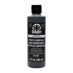 Multi-Surface Acrylic Paint (8 oz), , Pure Black