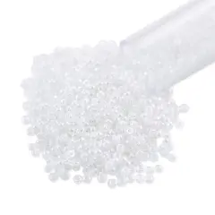 Miyuki Round Rocaille Seed Bead 15/0 Opaque Luster White