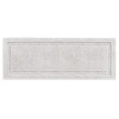 mDesign Large Modern Bath Mat Runner - Non-Skid Bathroom Runner Rug