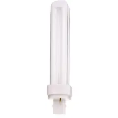 Satco S8328 26W Double Tube 2-Pin G24D-3 Plug-In base 4100K fluorescent bulb