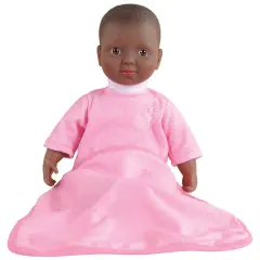 Kaplan Early Learning Company Soft Body 16" Doll with Blanket - African American