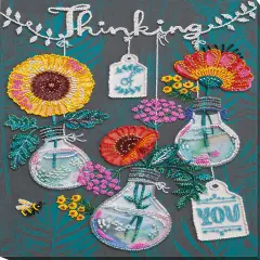 Bead Embroidery Kit - Thinking of you