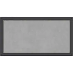 Stylish Black Wood Framed Magnetic Board