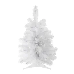 Northlight Medium Snow White Pine Artificial Christmas Tree - 18" - Unlit