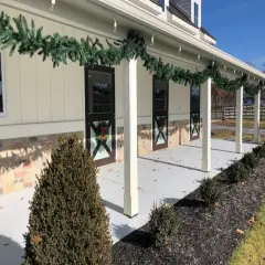 Northlight Buffalo Fir Commercial Length Artificial Christmas Garland - 25' x 20" - Unlit Green