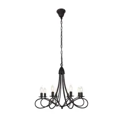 Lyndon 8 light Dark Bronze Pendant