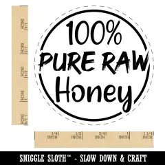 100% Pure Raw Honey Rubber Stamp for Stamping Crafting Planners