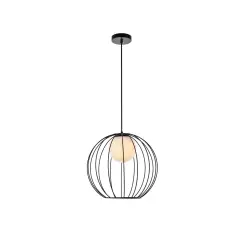 Wetzel 1 light black pendant