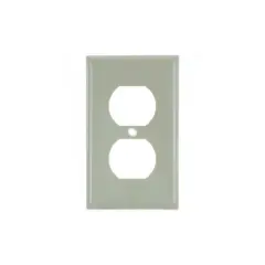 SUNLITE Ivory E211I 1 Gang Duplex Receptacle Plate