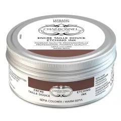 Charbonnel Etching Ink - Colored Sepia, 200 ml
