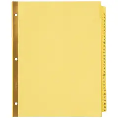 Avery Preprinted Laminated Tab Dividers, Gold Reinforced Binding Edge, 1-31 Tabs, 1 Set (11308)