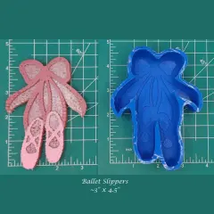 Ballet Slippers Silicone Freshie Mold