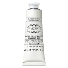 Charbonnel Etching Ink - Snow White, 60 ml