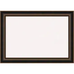 Villa Oil Rubbed Bronze Wood Framed Corkboard, White Cork