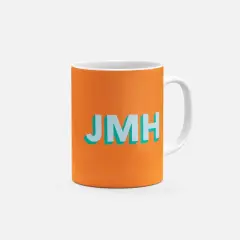 Monogram 3D Initials 11oz Mug