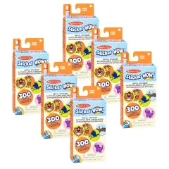 Sticker WOW! Refill Stickers - Tiger - 300 Per Pack, 6 Packs
