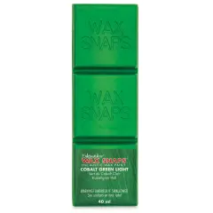 Enkaustikos Wax Snaps Encaustic Paints - Cobalt Green Light, 40 ml cake