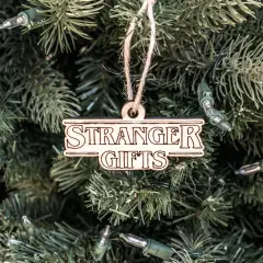 Ornament - Stranger Gifts - Raw Wood 2x3in
