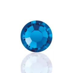Preciosa MAXIMA SS16 Czech Glass Hotfix Flat Back Rhinestones 144 Pieces Capri Blue