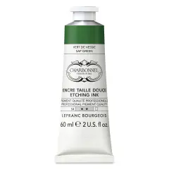 Charbonnel Etching Ink - Sap Green, 60 ml
