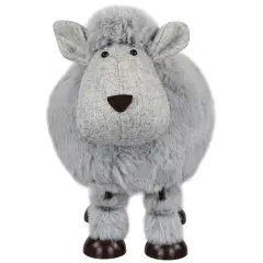 Northlight Bouncing Sheep Plush Easter Figure - 7.5" - Gray