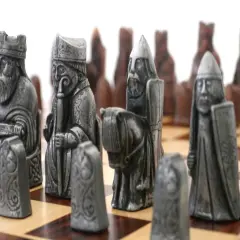 Worldwise Isle of Lewis Chessmen Set Multicolor