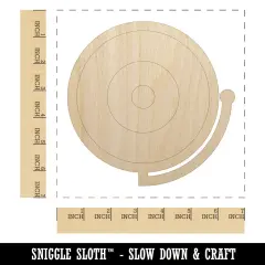 Fire Alarm Fireman Firefighter Unfinished Wood Shape Piece Cutout for DIY Craft Projects