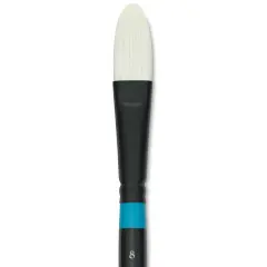 Princeton Series 6500 Aspen Synthetic Brush - Short Handle, Filbert, Size 8