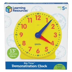 Big Time&trade; Learning Clock&reg;, 12-Hour Demonstration Clock