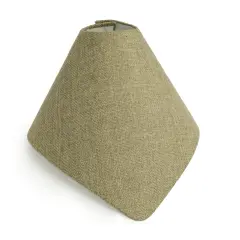 Foldable Snap Fasten Necklace Cone Display Burlap