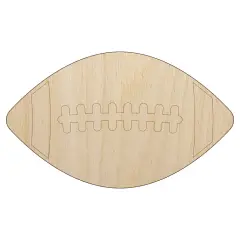 Football Sport Unfinished Wood Shape Piece Cutout for DIY Craft Projects
