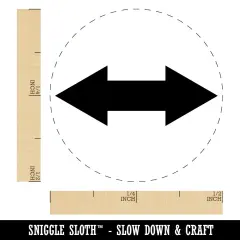 Double Arrow Symbol Self-Inking Rubber Stamp for Stamping Crafting Planners Fuchsia