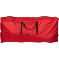 Northlight 65" Red and Black Artificial Christmas Tree Storage Bag
