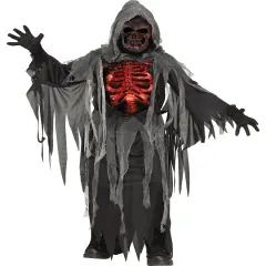 Horror Spirit Smoldering Reaper Boy's Costume