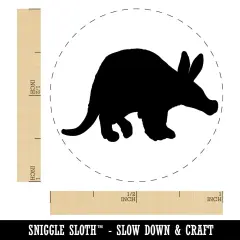 Aardvark Solid Self-Inking Rubber Stamp for Stamping Crafting Planners Green