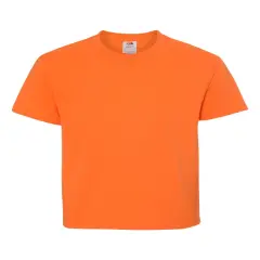 12 Pack: Fruit of the Loom&reg; Youth Short Sleeve Crew Neck T-Shirt Safety orange