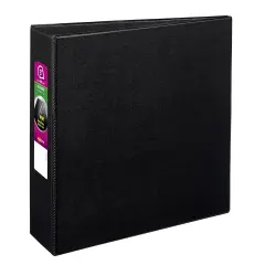 Avery Durable 3 Ring Binder, 3" Slant Rings, 1 Black Binder (27650)