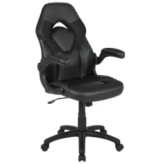 Emma and Oliver Z100 Gaming Chair Racing Office Ergonomic Computer PC Adjustable Swivel Chair Black