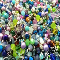 Tiny Bead Dangles, Bulk Pack of 50 Small Assorted Charms, Adorabilities