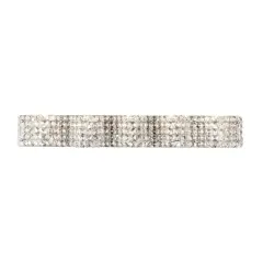 Ollie 5 light Chrome and Clear Crystals wall sconce