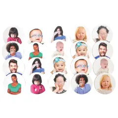 Kaplan Early Learning Company Emotion Tiles - 20 Pieces